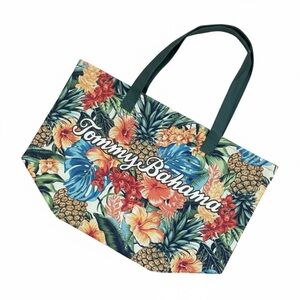 TOMMY BAHAMA MULTICOLOR TROPICAL TOTE BAG